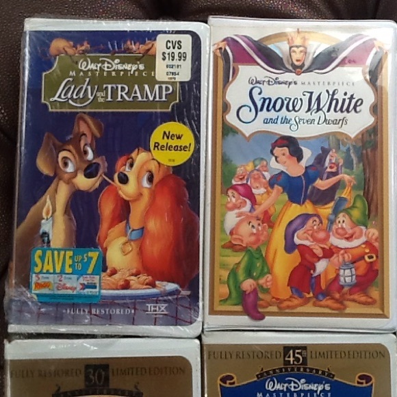 Disney Masterpiece Collection VHS Tapes (Set of 9) - Picture 2 of 7